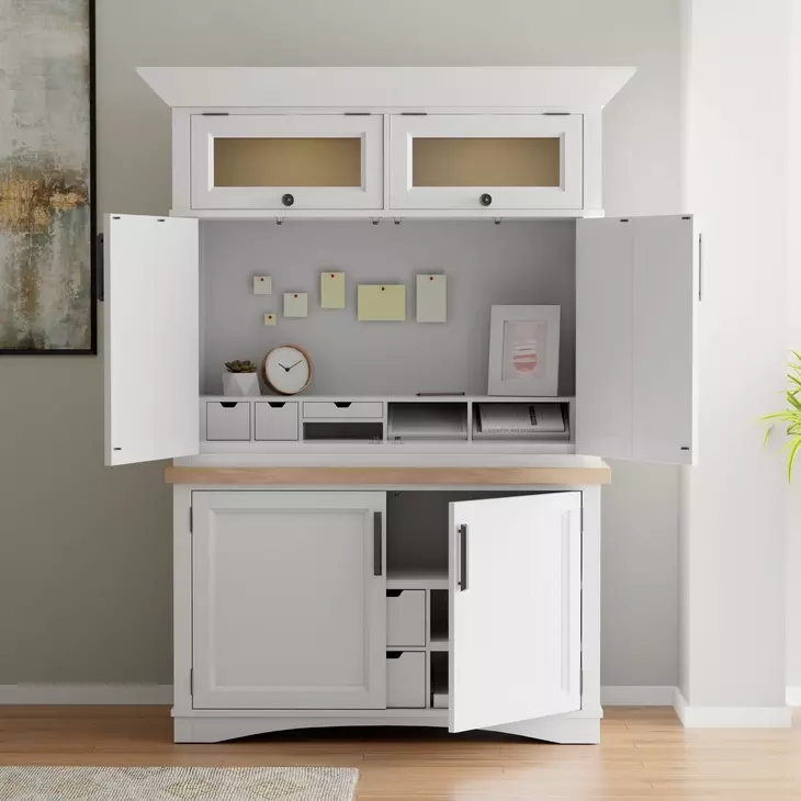 Americana Modern Cotton Workstation With LED Light