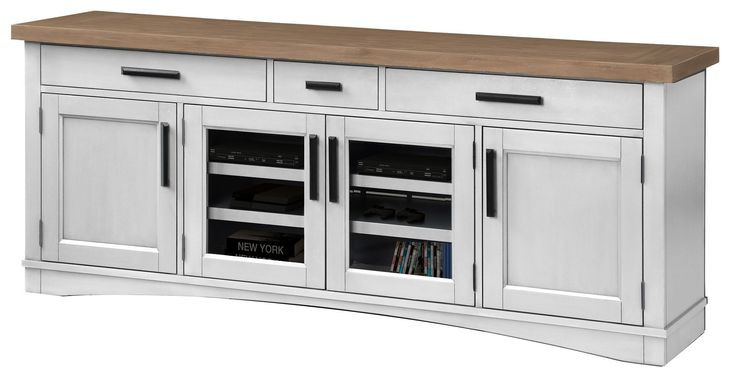 Americana Modern Cotton 76" TV Console