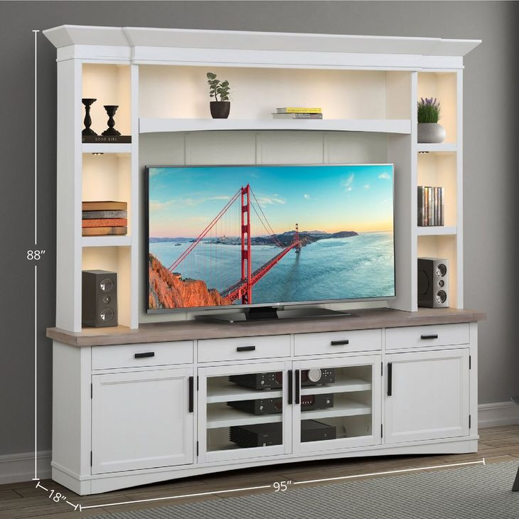 Americana Modern Cotton Entertainment Center