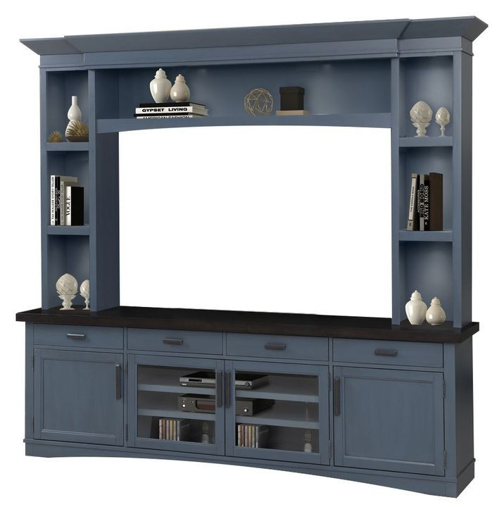 Americana Modern Denim Entertainment Center