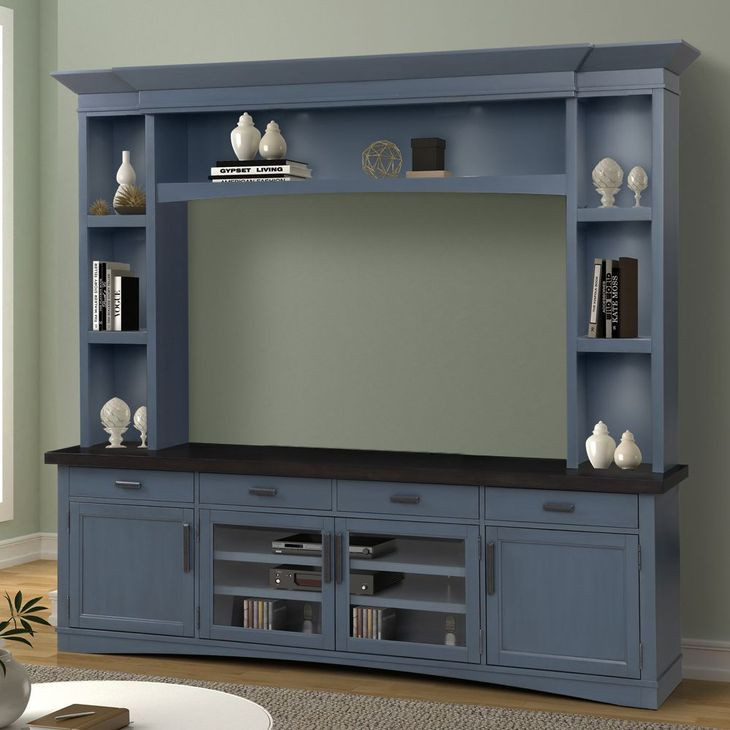 Americana Modern Denim Entertainment Center