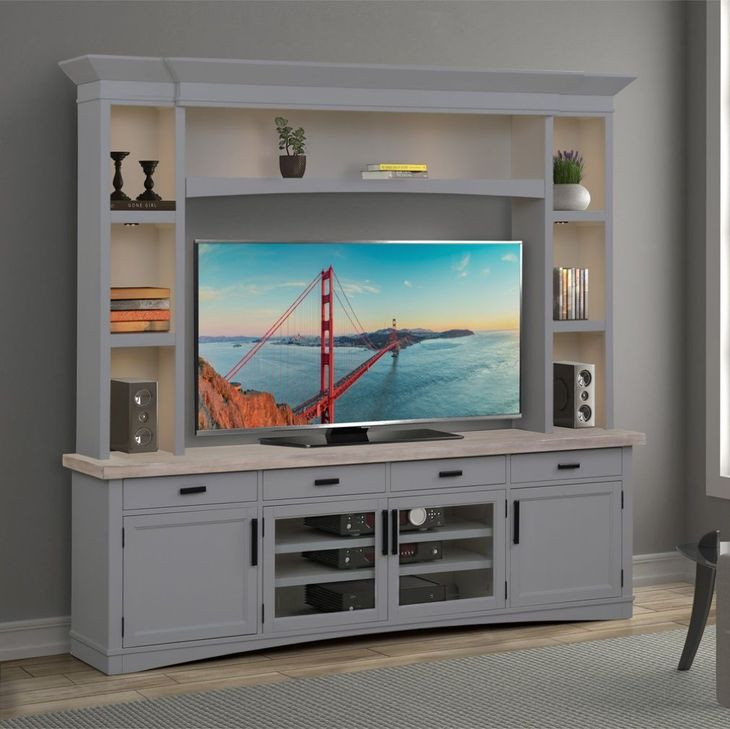Americana Modern Dove Entertainment Center