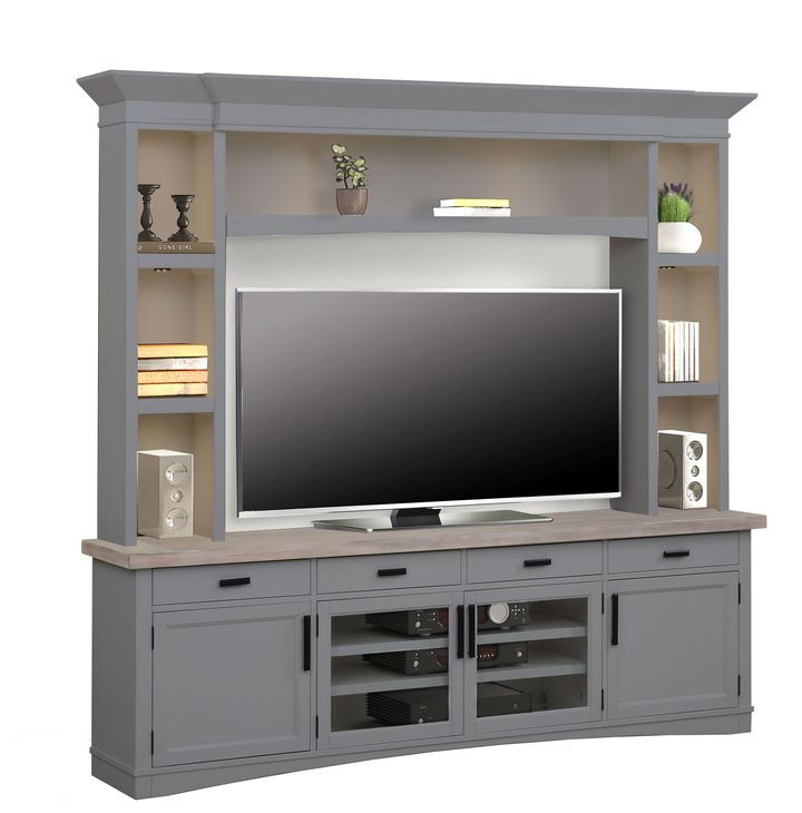 Americana Modern Dove Entertainment Center