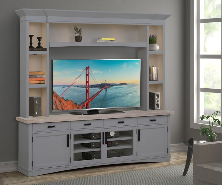 Americana Modern Dove Entertainment Center
