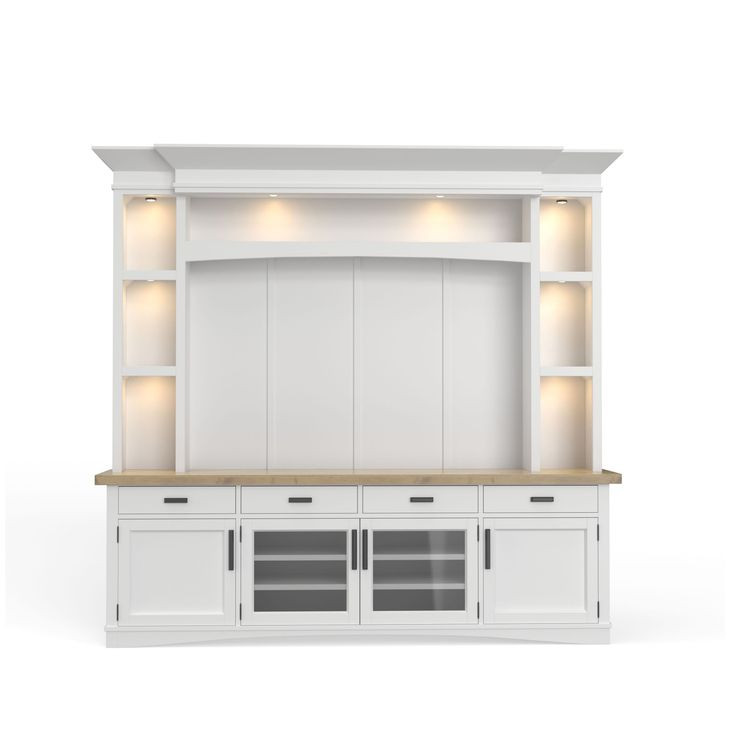 Americana Modern Cotton Entertainment Wall