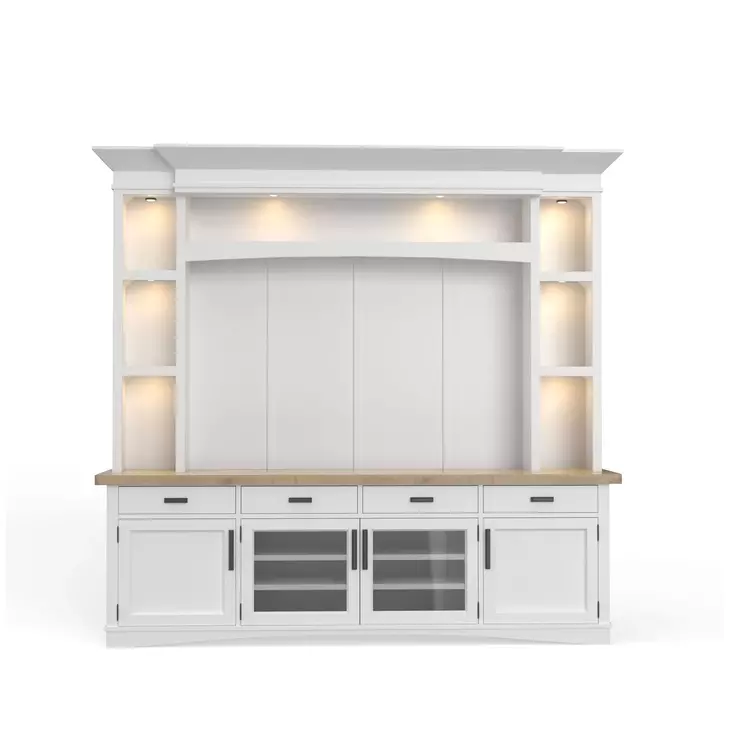Americana Modern Cotton Entertainment Wall