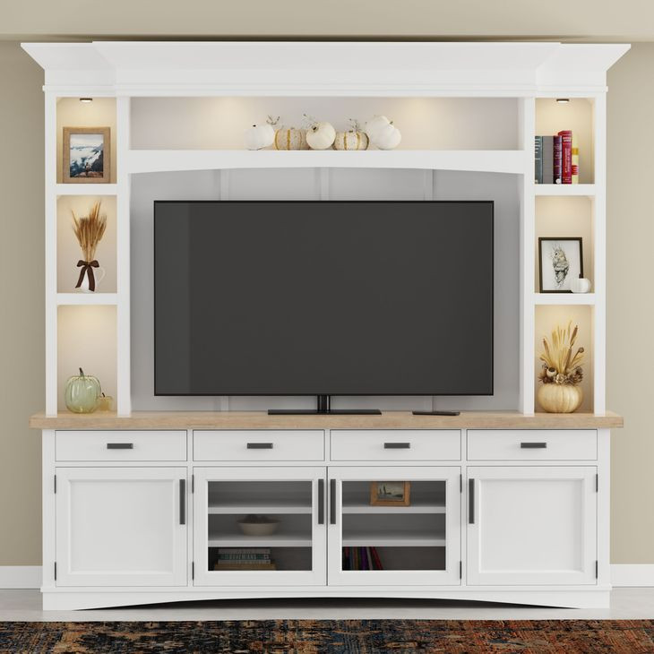 Americana Modern Cotton Entertainment Wall