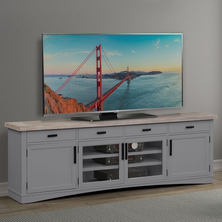 Americana Modern Dove 92" TV Console