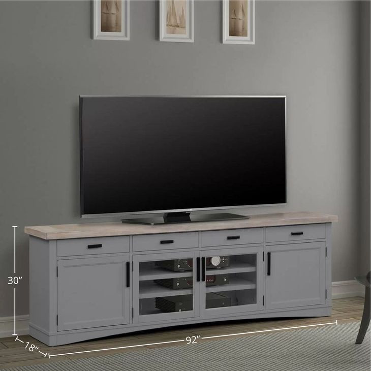 Americana Modern Dove 92" TV Console