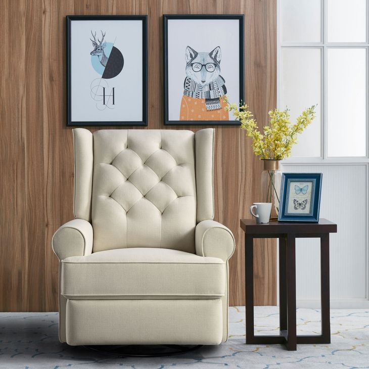 Amelia Natural Kids Push Back Recliner