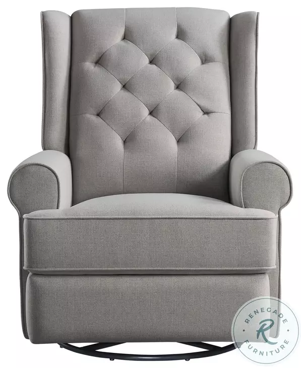 Amelia Charcoal Power Glider Recliner