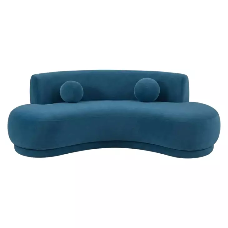 Oakland Blue 98" Sofa