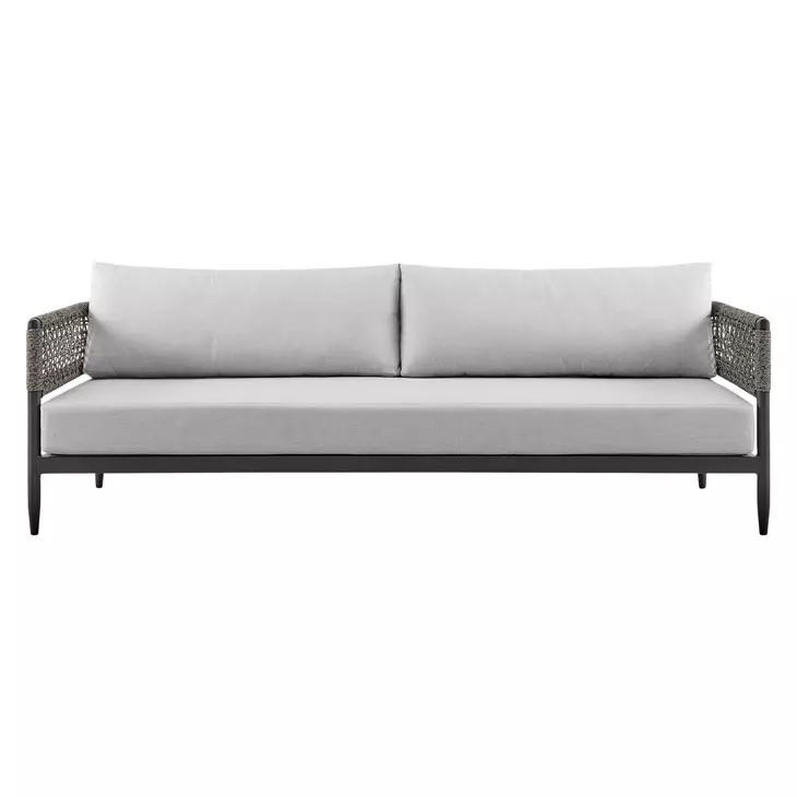 Alegria Light Gray Outdoor 84" Sofa