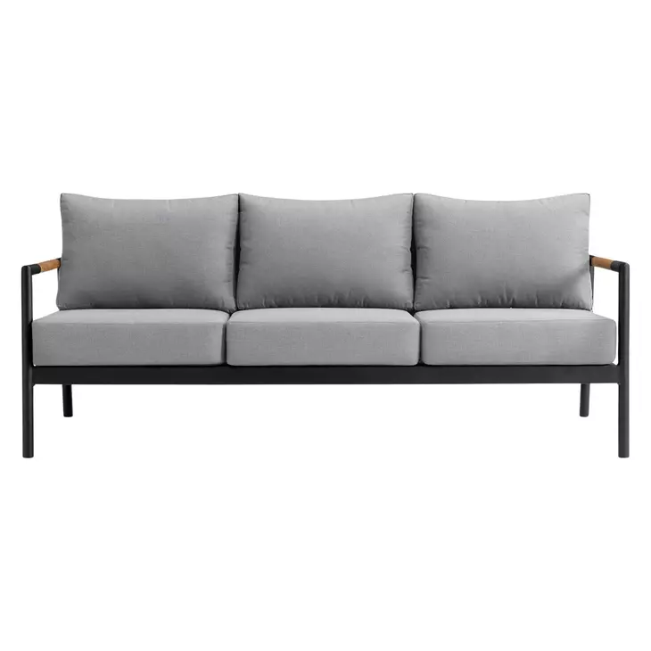 Crown Dark Gray Outdoor 78" Sofa