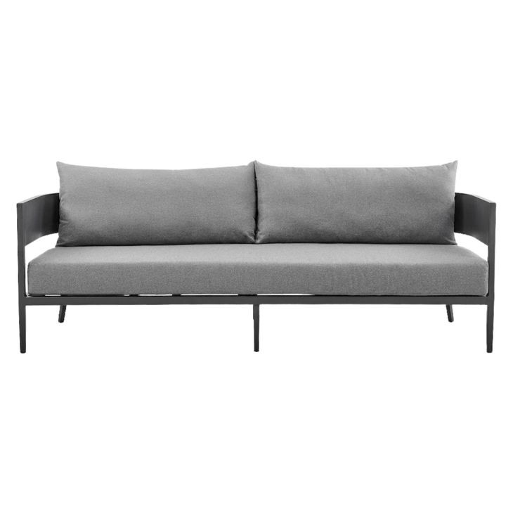Menorca Dark Gray Outdoor 94" Sofa