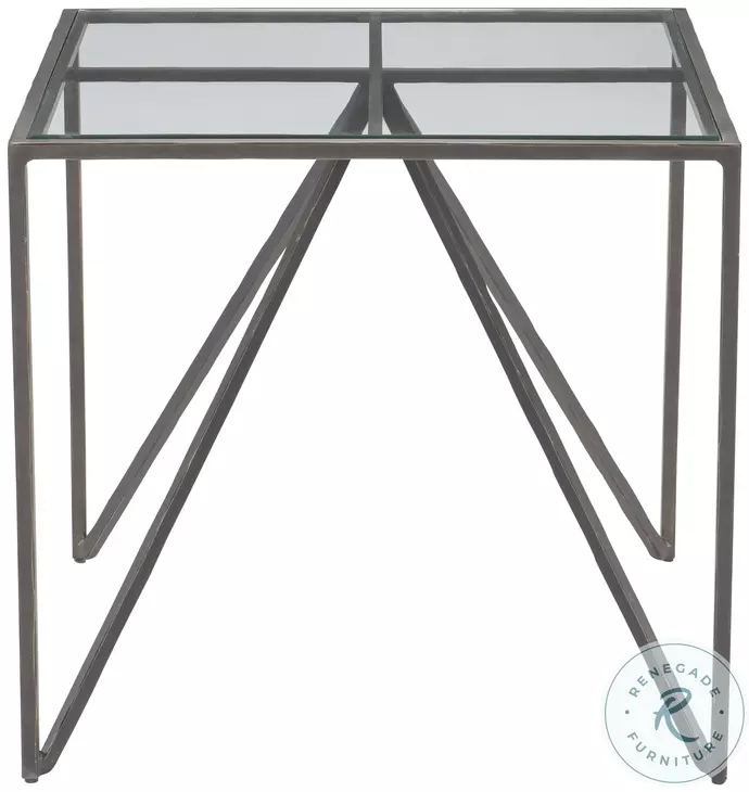 Fulton New Aged Bronze Side Table