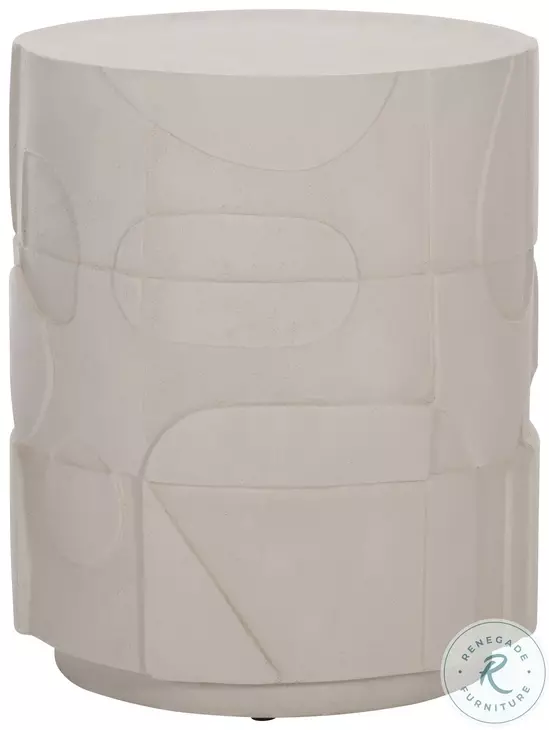 Zina Beige Accent Table