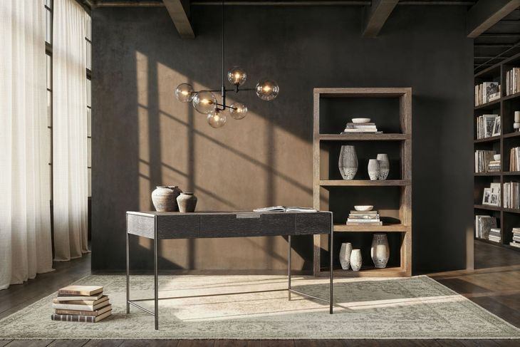 Outline Charcoal 56" Rectangular Desk