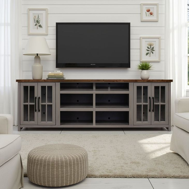 Avalon Sandstone and Whiskey 96" TV Stand