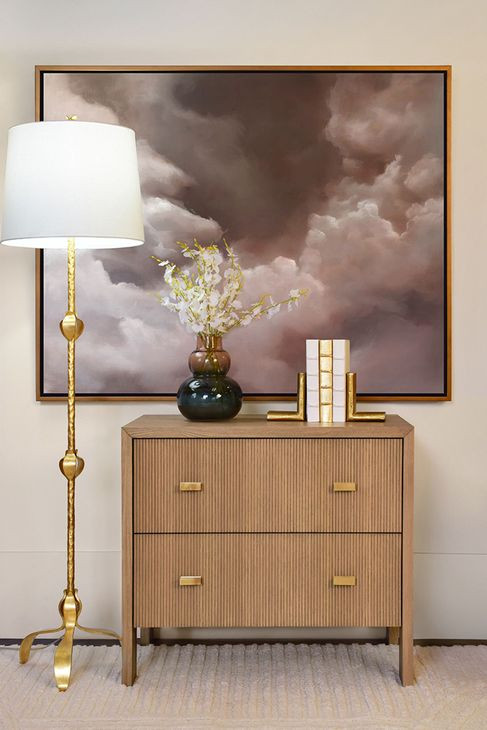 Andre Natural Oak 2 Drawer Side Table