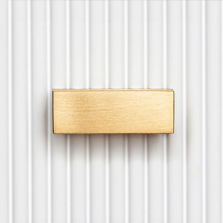 Andre Matte White Lacquer Oak 2 Drawer Side Table