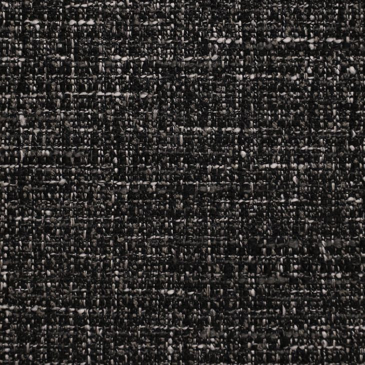 Rita Black Upholstered Swivel Chair