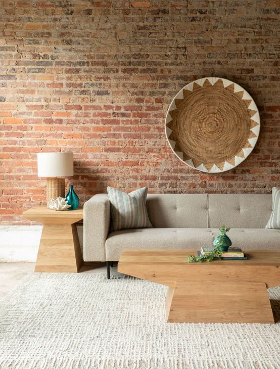 Incus Natural Oak Square Side Table