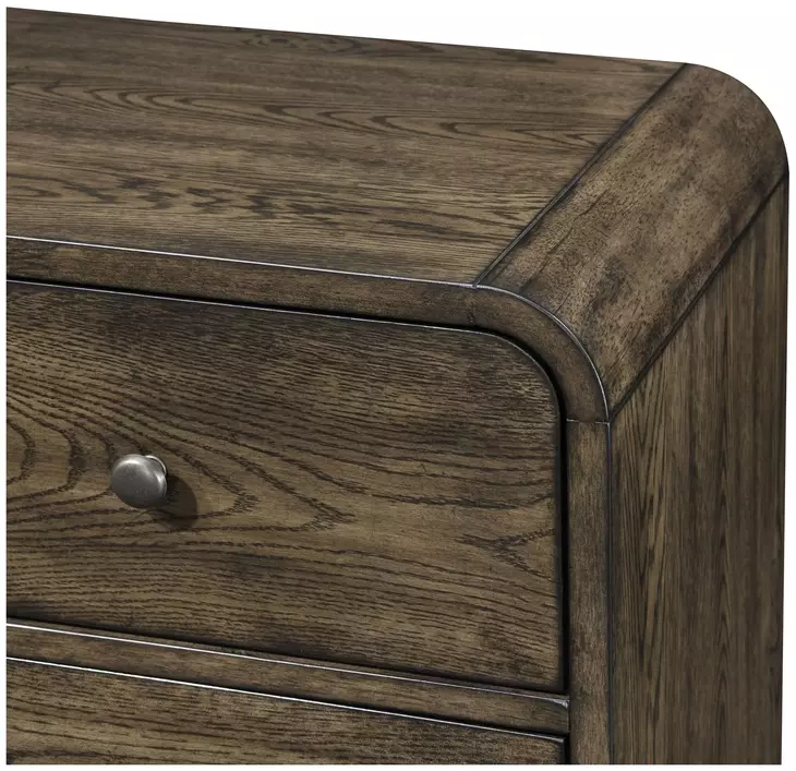 Rex Walnut 5 Drawer Chest