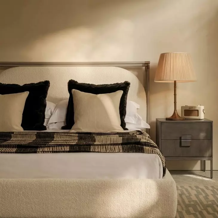 Emerald Ash Grey Nightstand