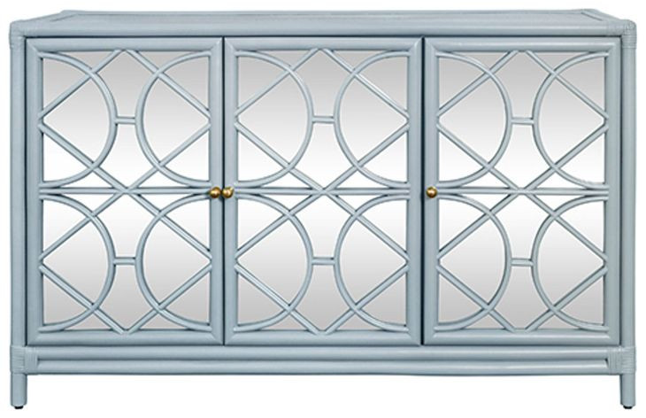 Aria Light Blue 3 Door Buffet