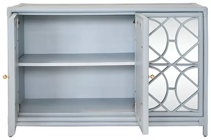Aria Painted Light Blue 3 Door Buffet