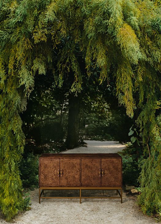 Ariel Brown 4 Door Buffet