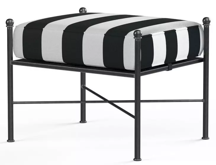 Provence Cabana Classic and White Outdoor Living Room Set