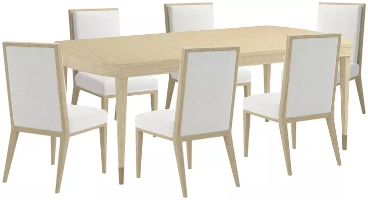 Eave Sundrenched Oak Extendable Rectangular Dining Room Set