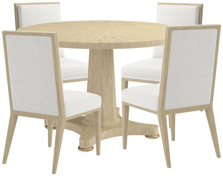 Eave Sundrenched Oak Round Dining Room Set