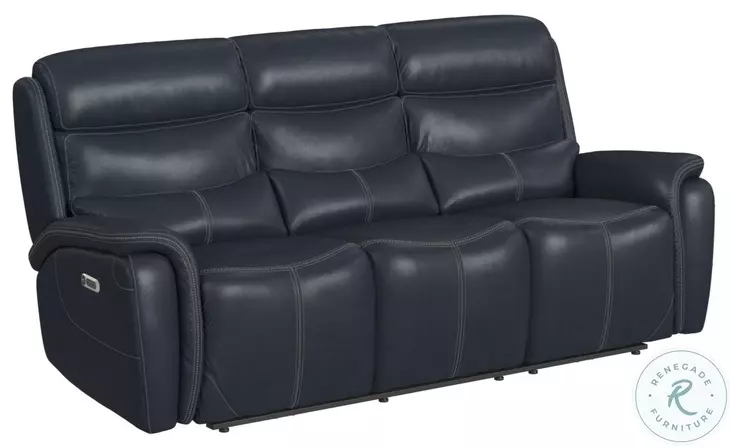 Florin Navy Power Reclining Sofa