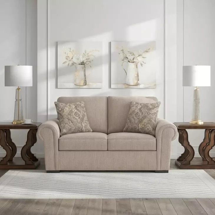 Sararose Heather 75" Loveseat