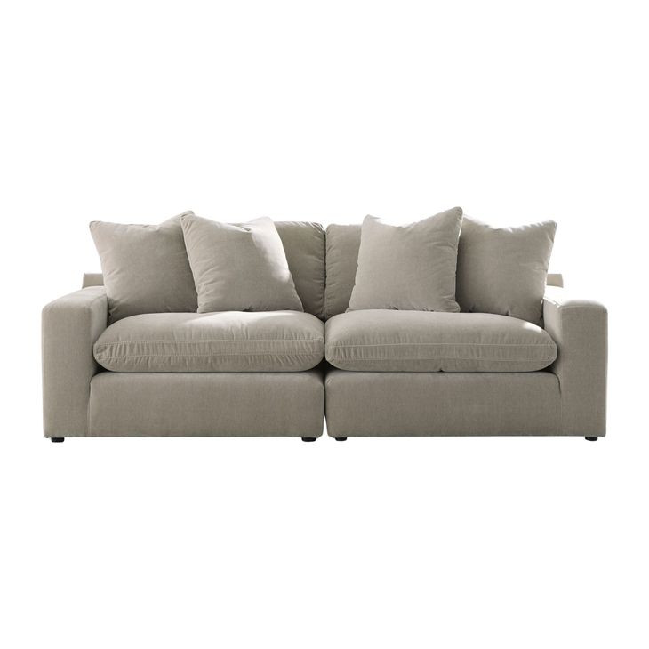 Maxton Heights Pebble 2 Piece Modular Sectional Sofa