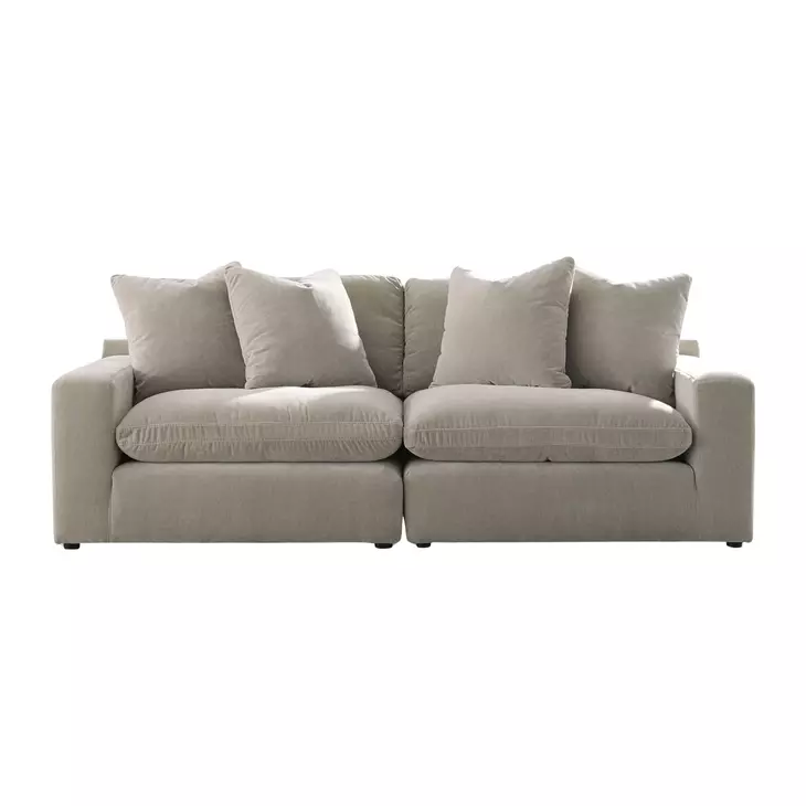 Maxton Heights Pebble 2 Piece Modular Sectional Sofa