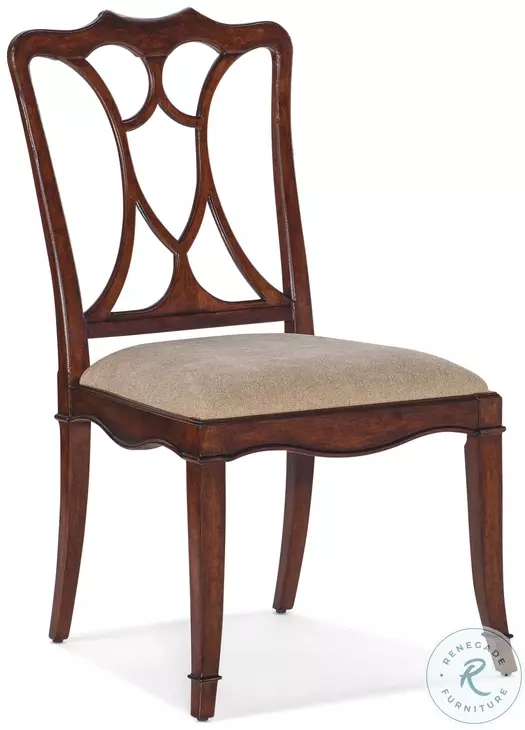 Charleston Sand And Brown Side Chair Set Of 2