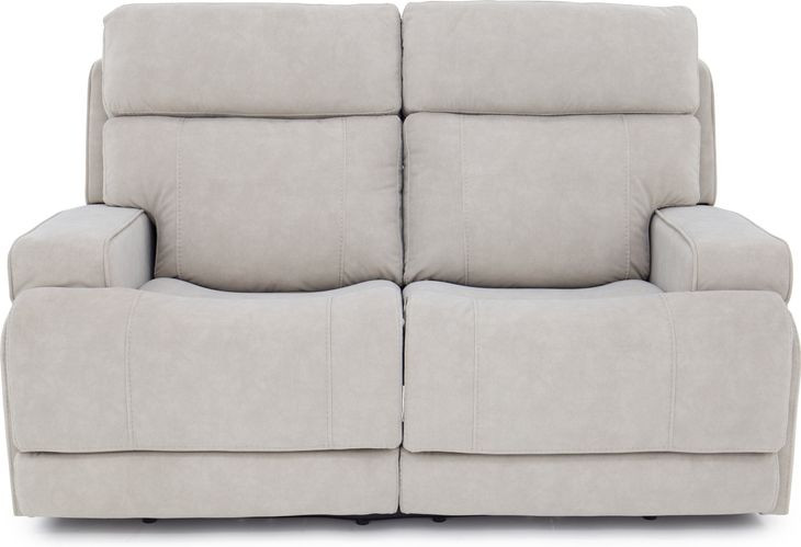 Ashbee Arula Dove 66" Zero Gravity Power Reclining Loveseat with Power Headrest and USB Charging