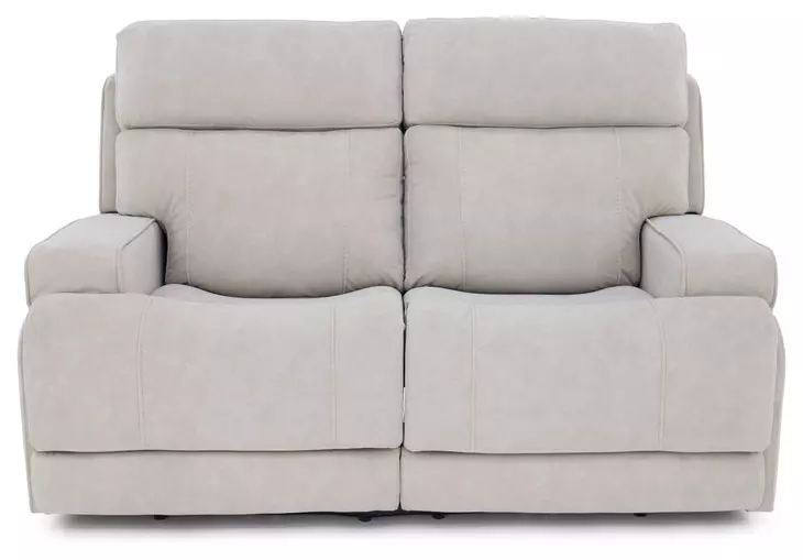 Ashbee Arula Dove 66" Zero Gravity Power Reclining Loveseat with Power Headrest and USB Charging