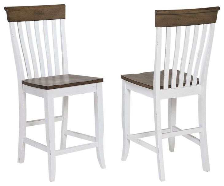 Ashford Brown Lancaster Upholstered Counter Height Stool