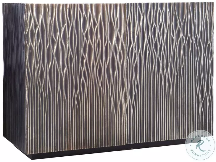 Skylar Antique Silver Door Chest