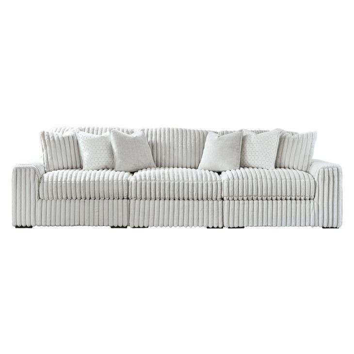 Stupendous Alloy 3 Piece Modular Sectional Sofa