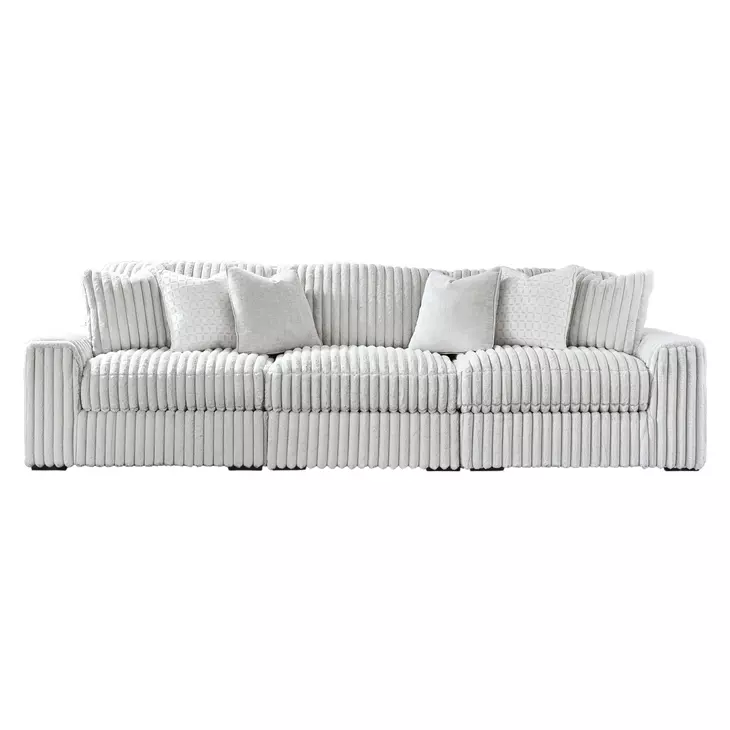 Stupendous Alloy 3 Piece Modular Sectional Sofa