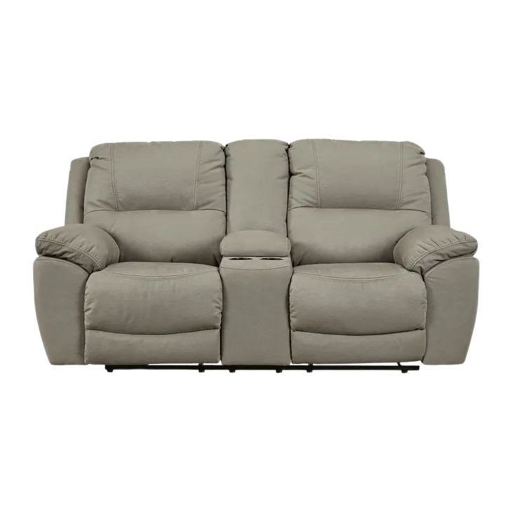 Next-Gen Gaucho Putty 80" Reclining Console Loveseat