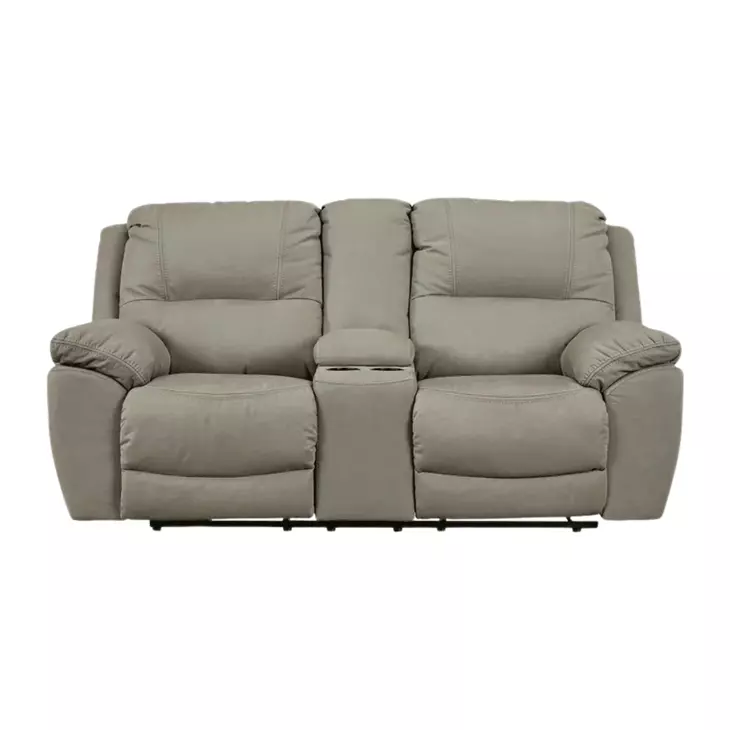 Next-Gen Gaucho Putty 80" Reclining Console Loveseat