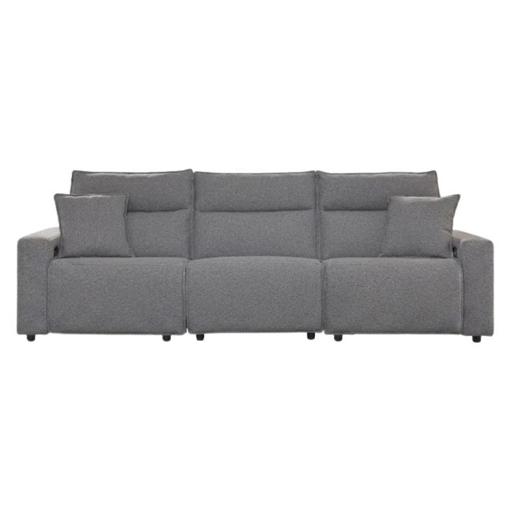 Modmax Salt And Pepper Performance Fabric 3 Piece Power Reclining Sofa Sectional