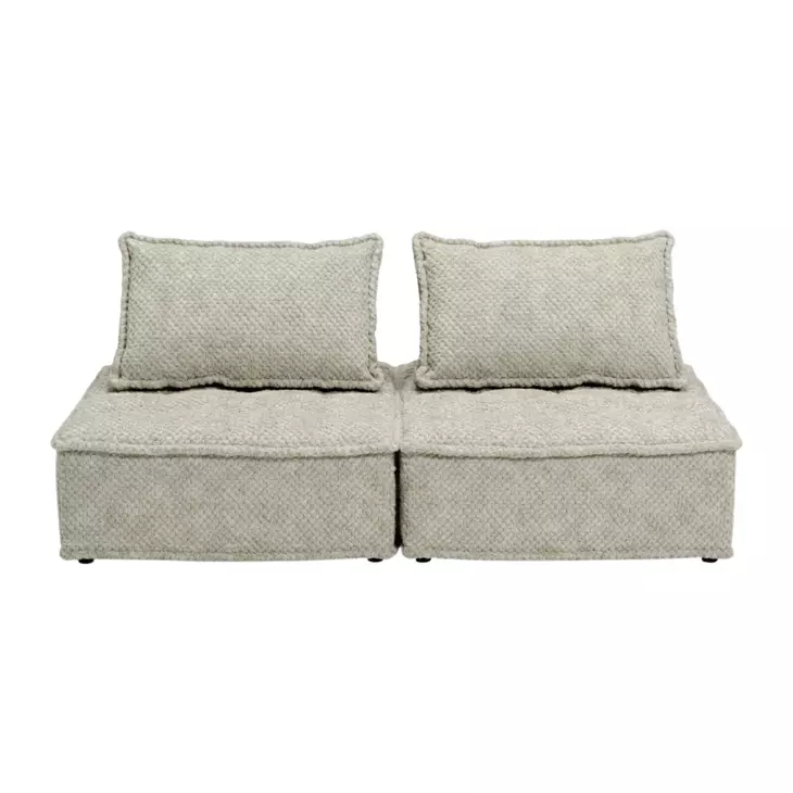Bales Taupe Modular 78" Loveseat